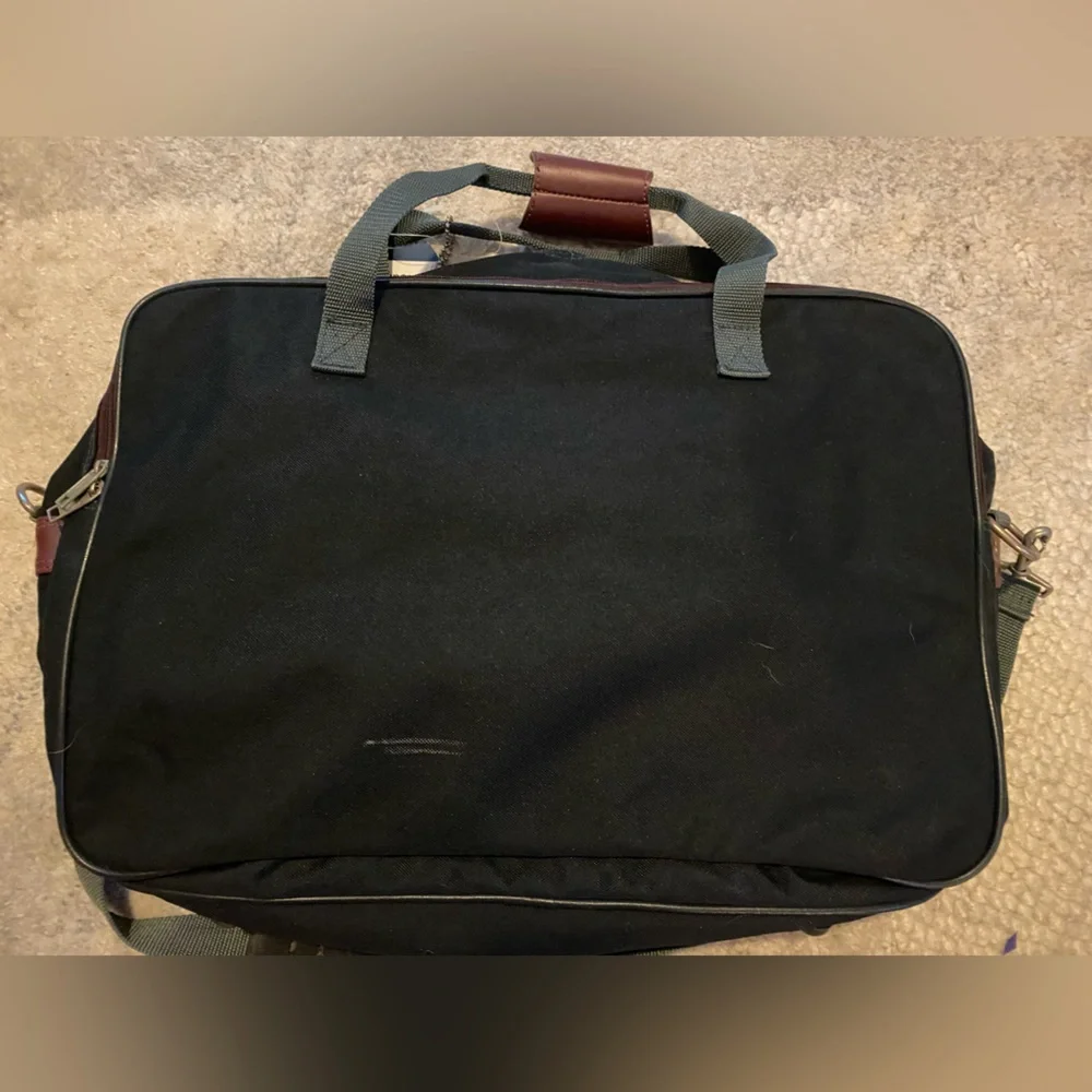 Vintage Dark Green American Tourister Laptop/Business Travel Bag